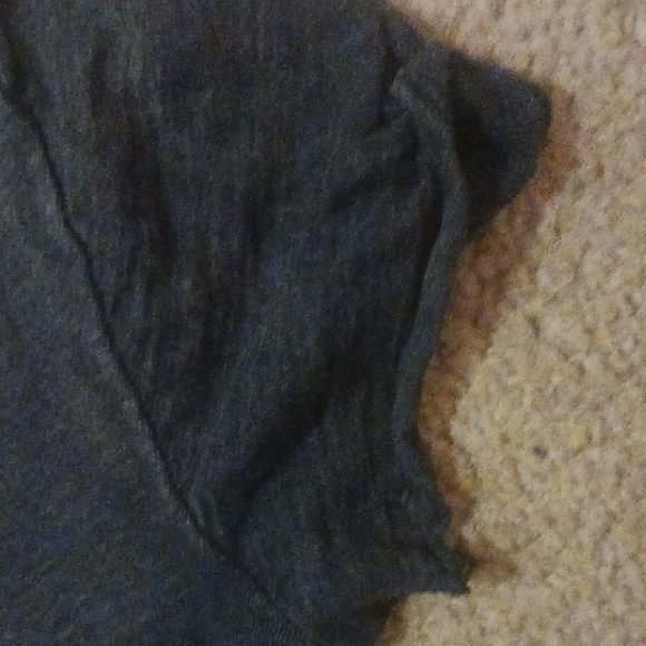 We The Free Distressed Baby Tee In Charcoal - Picture 4 of 8